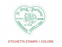 Etichette adesive per fioristi, fiorai e vivaisti (mm 36x34)  (cod.26G)